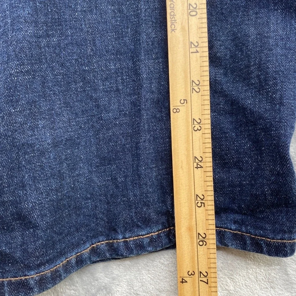 Old Navy Evie Womens 16 High Rise Barrel Leg Baggy Jeans Dark Wash Blue EUC